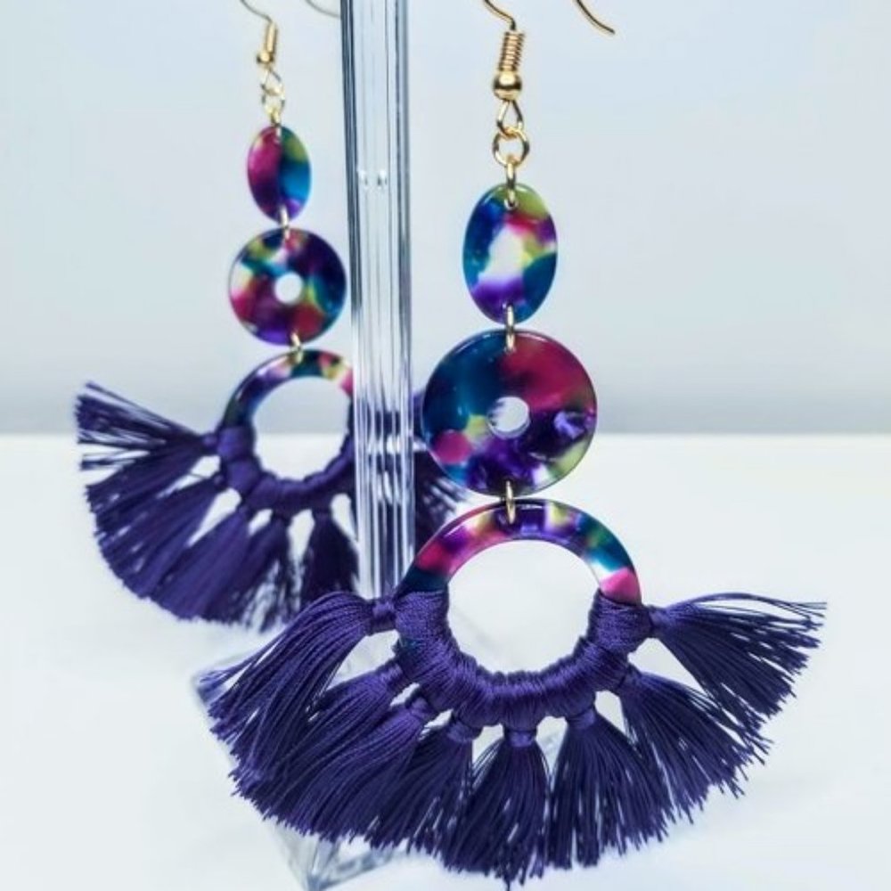 Playful Fringe Earrings